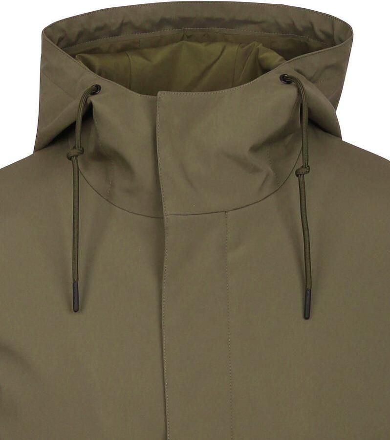 Suitable Jas Hood Tech Olijfgroen - Foto 2