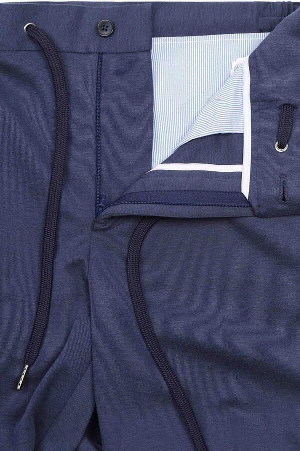 Suitable Kostuum Jersey Suit Kobaltblauw - Foto 3