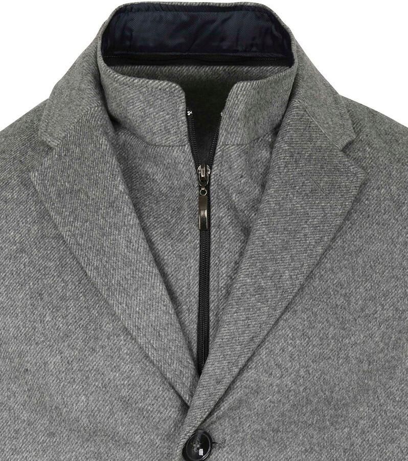 Suitable K150 Coat Wolmix Grijs - Foto 2