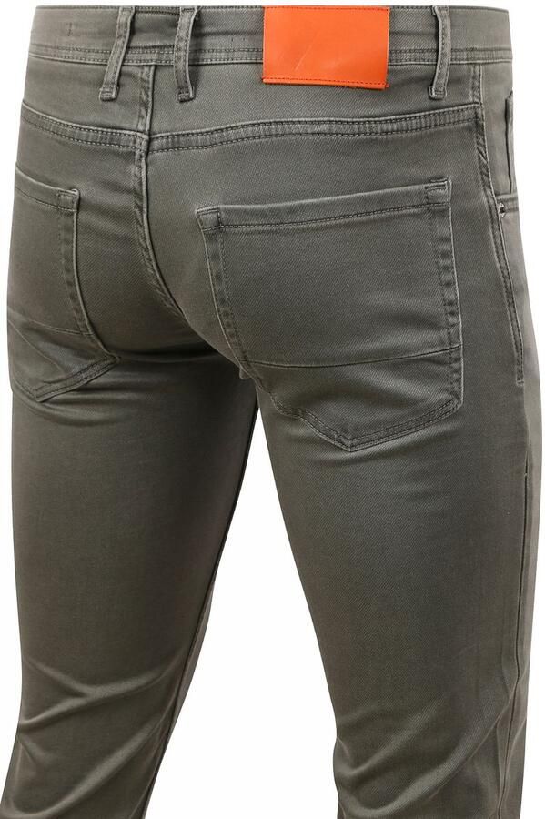Suitable Broek Kant Jeans Groen - Foto 4