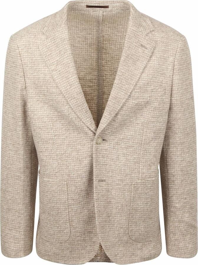Suitable Blazer Knitted Colbert Unlined Beige