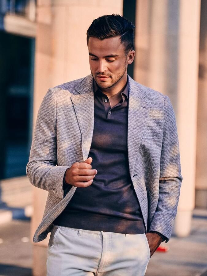 Suitable Blazer Knitted Colbert Unlined Beige - Foto 2