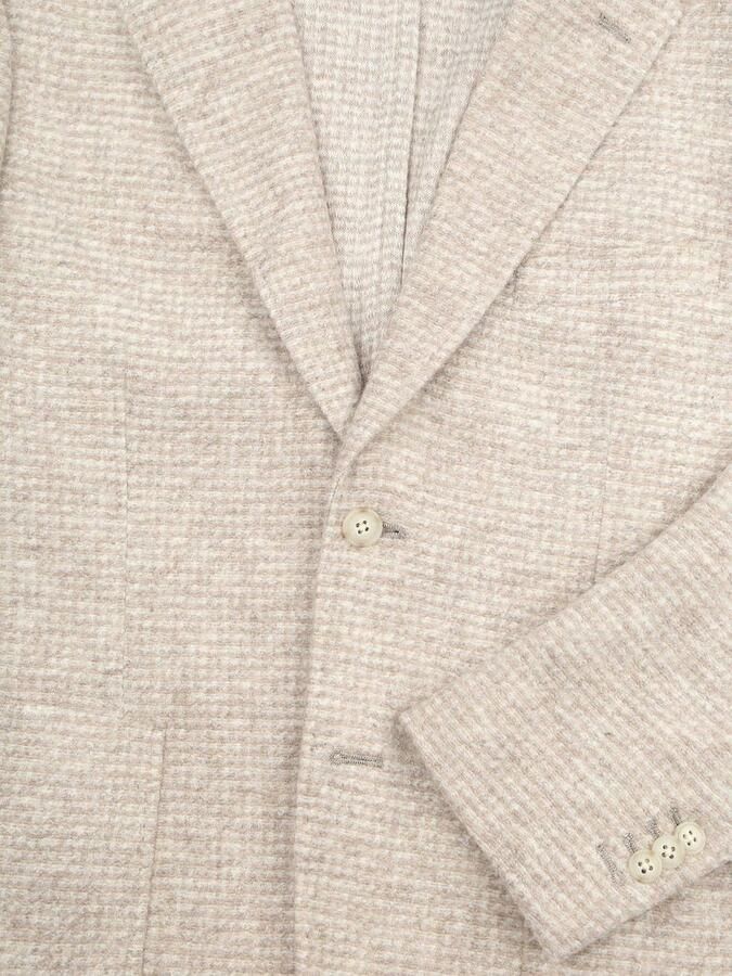 Suitable Blazer Knitted Colbert Unlined Beige - Foto 4
