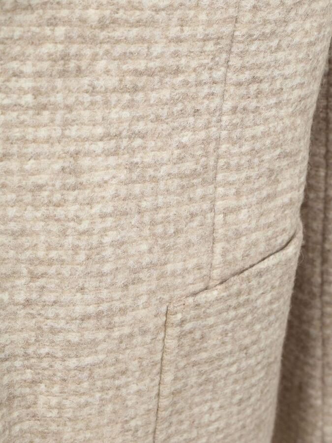 Suitable Blazer Knitted Colbert Unlined Beige - Foto 5