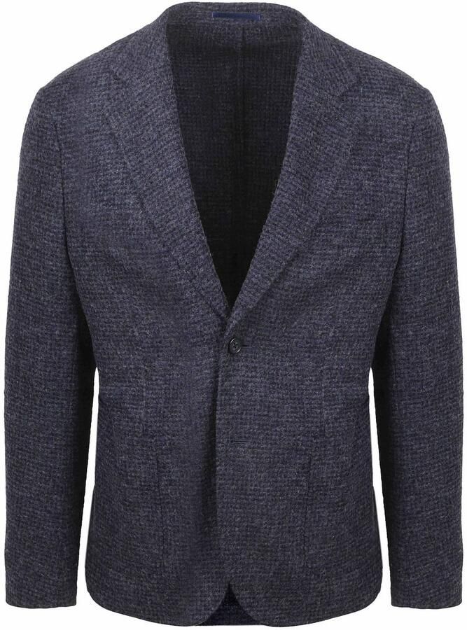 Suitable Blazer Knitted Colbert Unlined Navy
