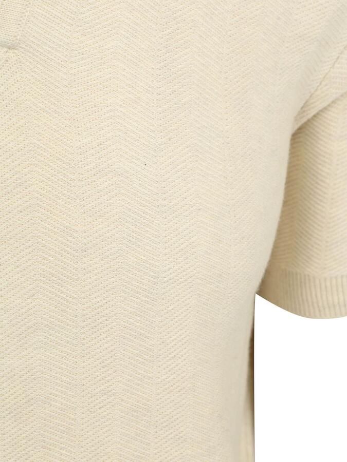 Suitable Knitted Polo Riva Harring Ecru - Foto 4