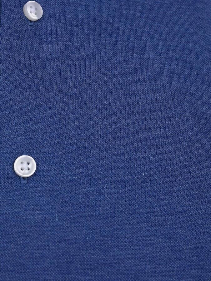 Suitable Overhemd Lange Mouw Knitted Royal Blauw - Foto 3