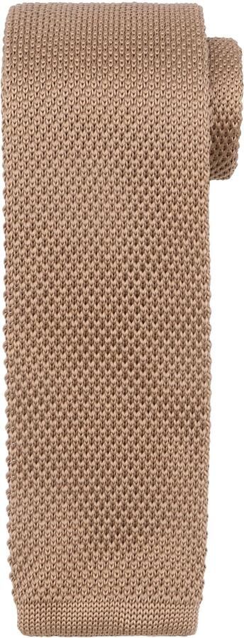 Suitable Knitted Stropdas Taupe TK-07