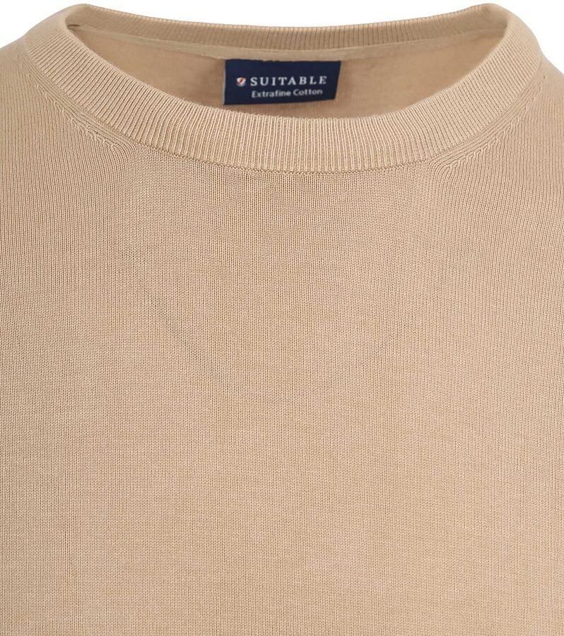 Suitable Knitted T-shirt Beige - Foto 2