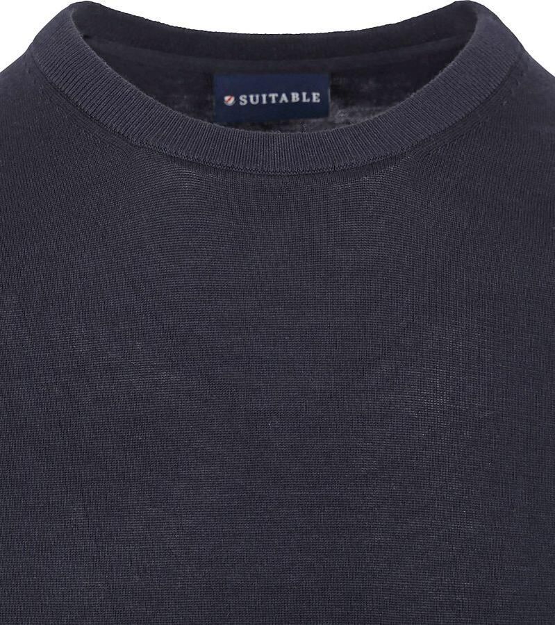 Suitable Knitted T-shirt Navy - Foto 2