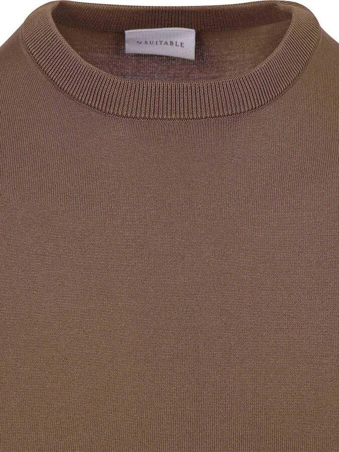 Suitable Knitted T-shirt Wake Tabacco - Foto 2