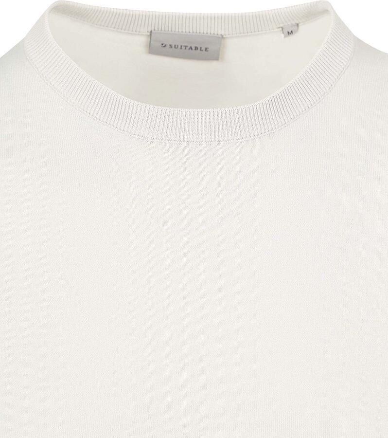 Suitable Knitted T-shirt Wap Ecru - Foto 2