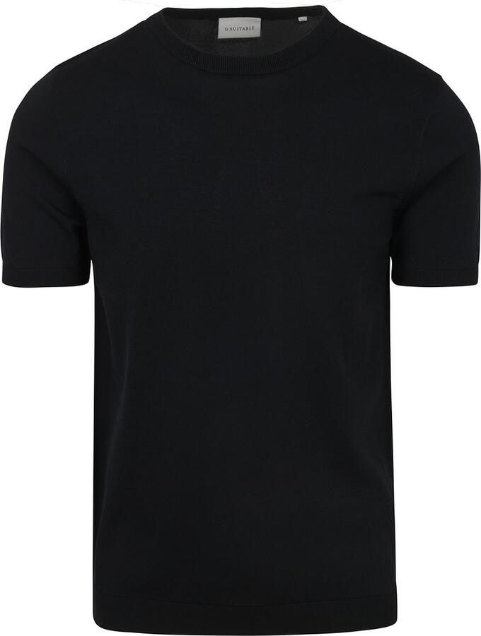 Suitable Knitted T-shirt Wap Navy