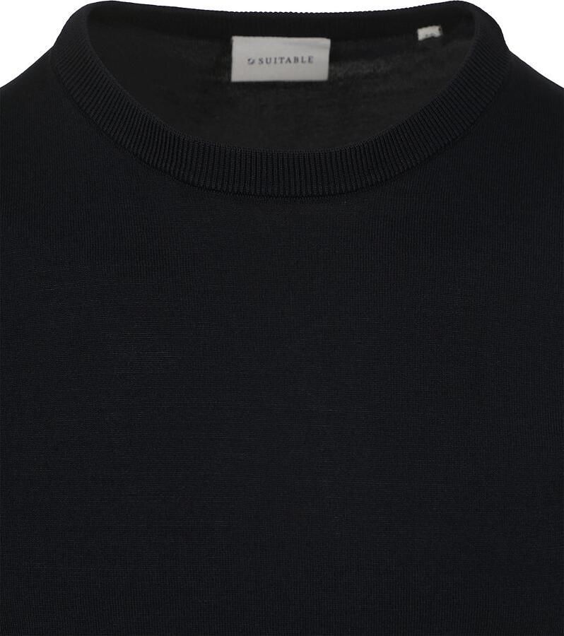 Suitable Knitted T-shirt Wap Navy - Foto 2