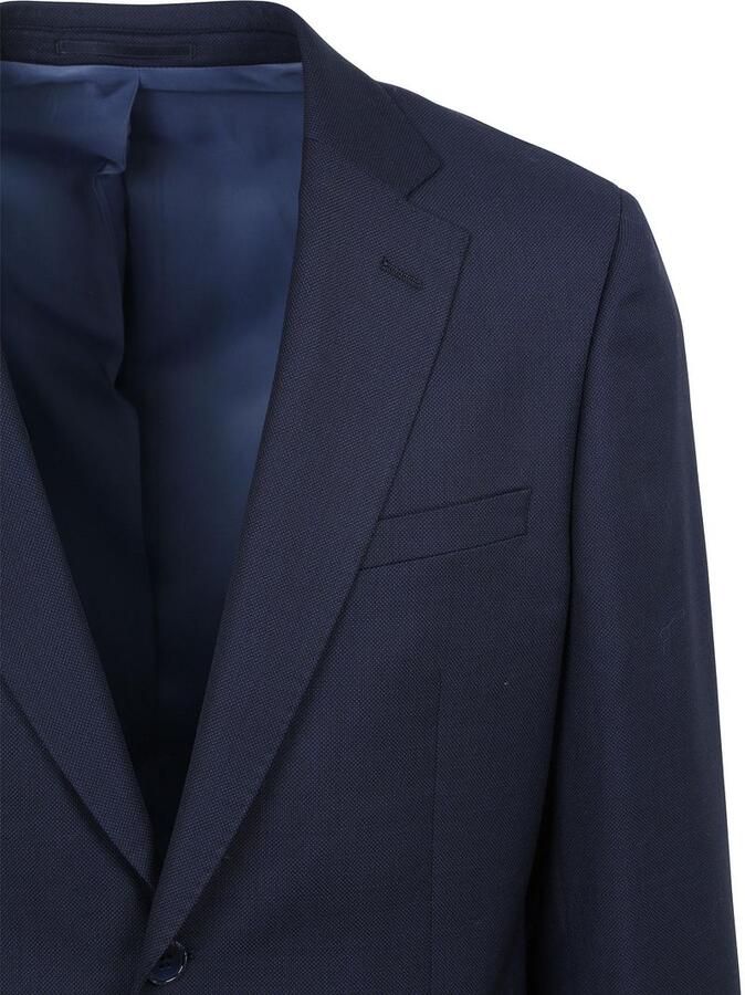 Suitable Kostuum Birds Eye Wol Donkerblauw - Foto 4