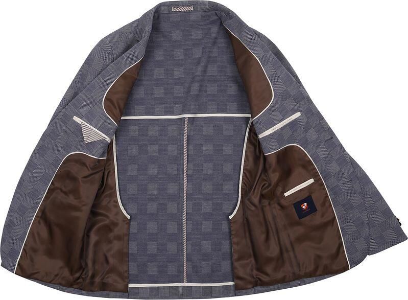 Suitable Kostuum Flex Ruiten Blauw - Foto 3