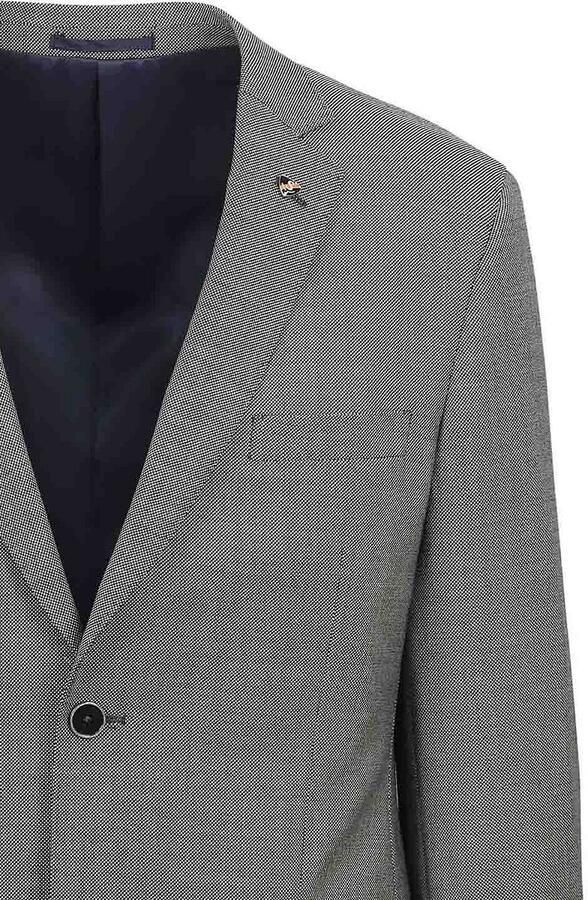 Suitable Kostuum Lucius Birdseye Wol Grijs - Foto 4