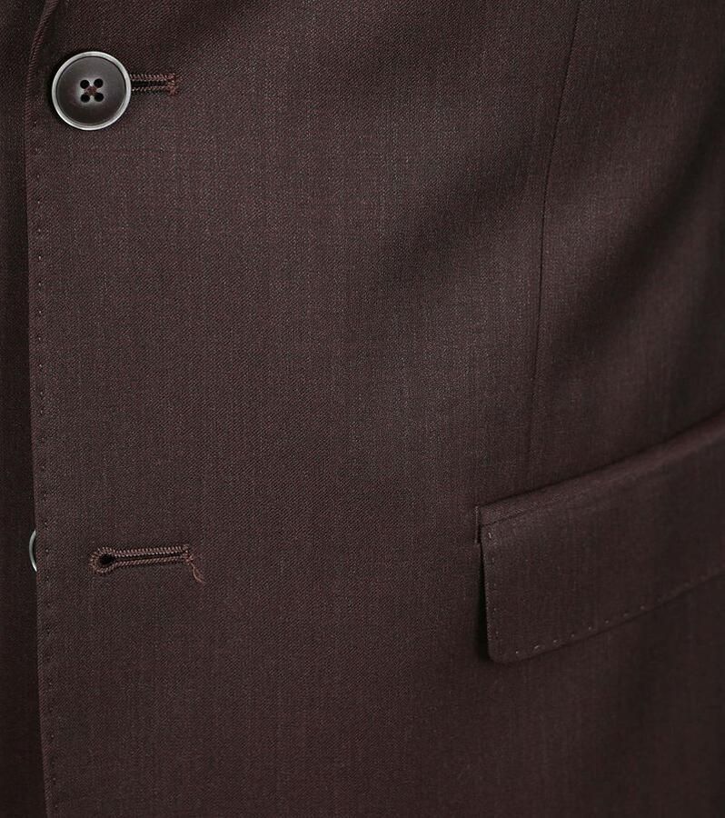Suitable Kostuum Strato Wol Bordeaux