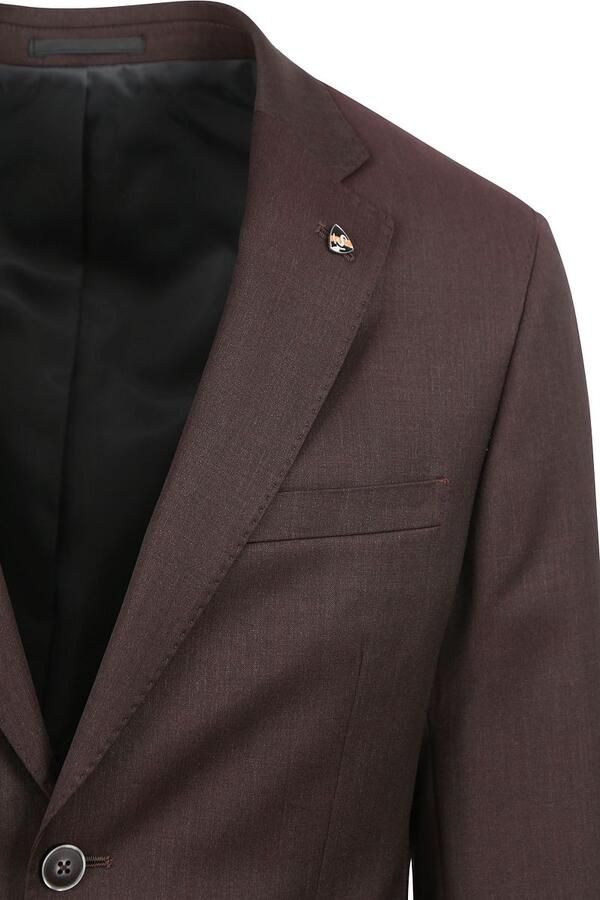 Suitable Kostuum Strato Wol Bordeaux - Foto 3