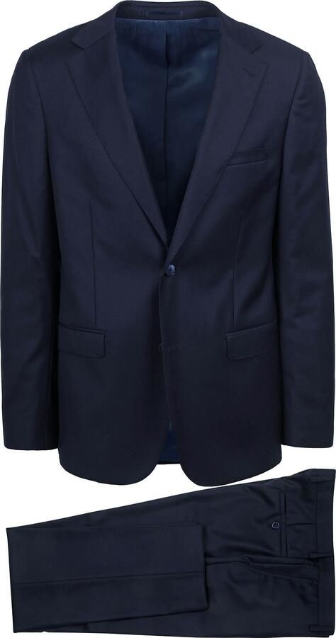 Suitable Kostuum Wol Navy - Foto 1