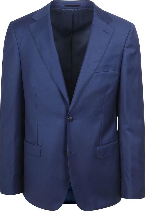 Suitable Kostuum Wol Royal Blauw - Foto 2