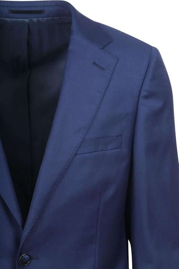 Suitable Kostuum Wol Royal Blauw - Foto 5