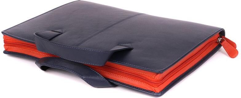 Suitable Tas Leren Laptoptas 13 Inch Donkerblauw - Foto 2