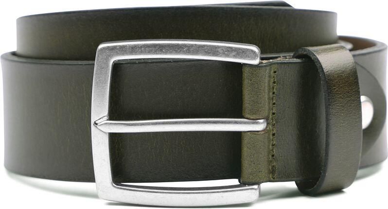 Suitable Riem Leren Riem Groen Washed