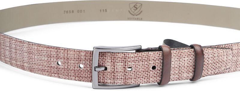 Suitable Riem Leren Riem Mid Bruin - Foto 3