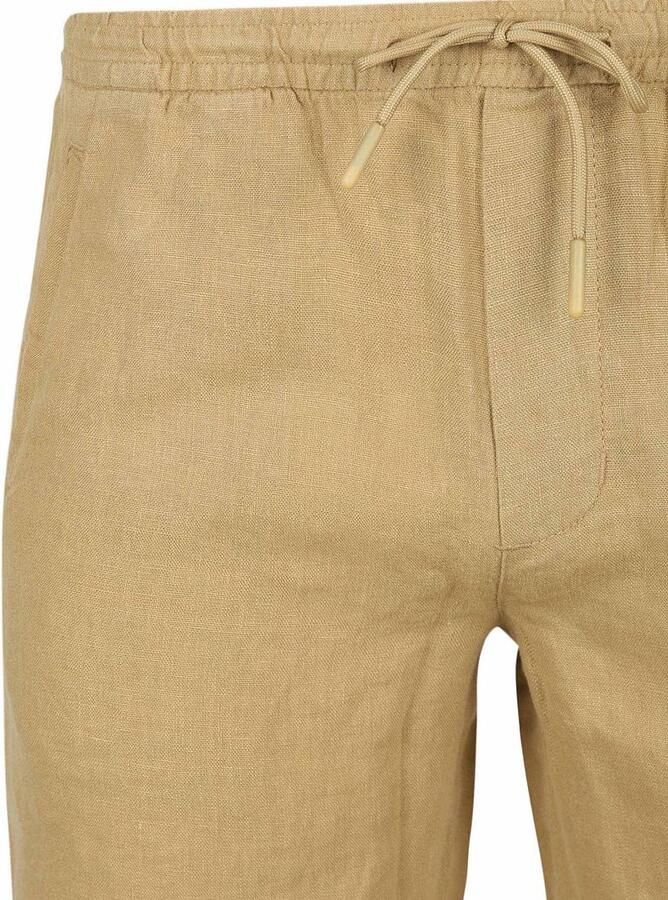 Suitable Linnen Beach Shorts Beige - Foto 3