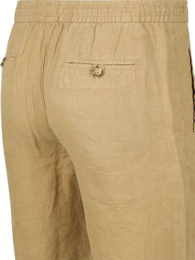 Suitable Linnen Beach Shorts Beige - Foto 2