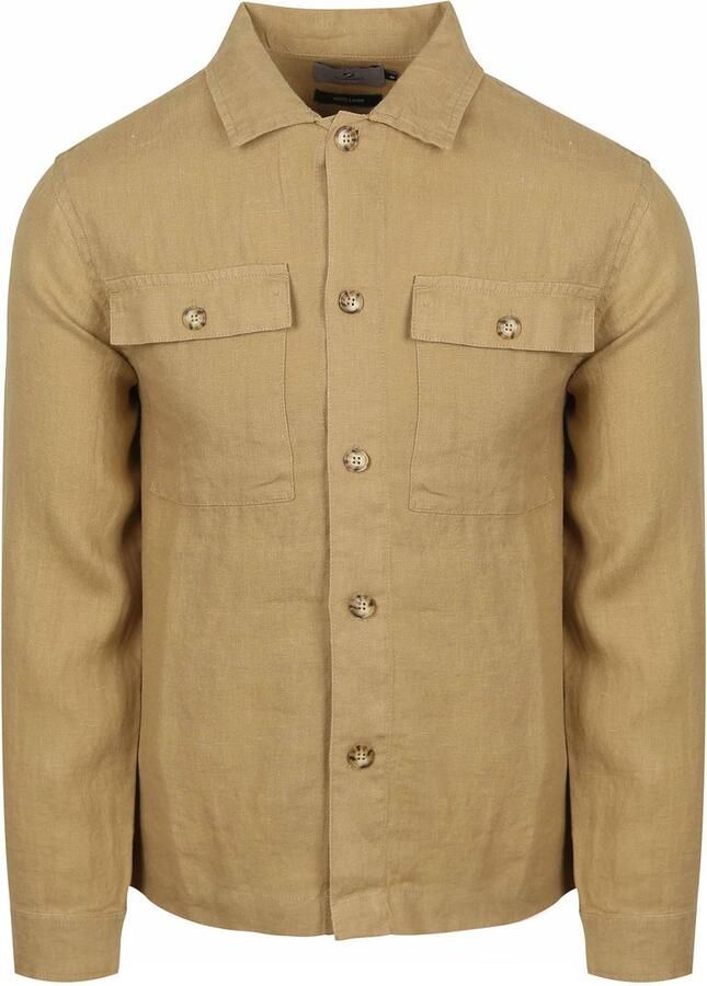Suitable Linnen Overshirt Beige