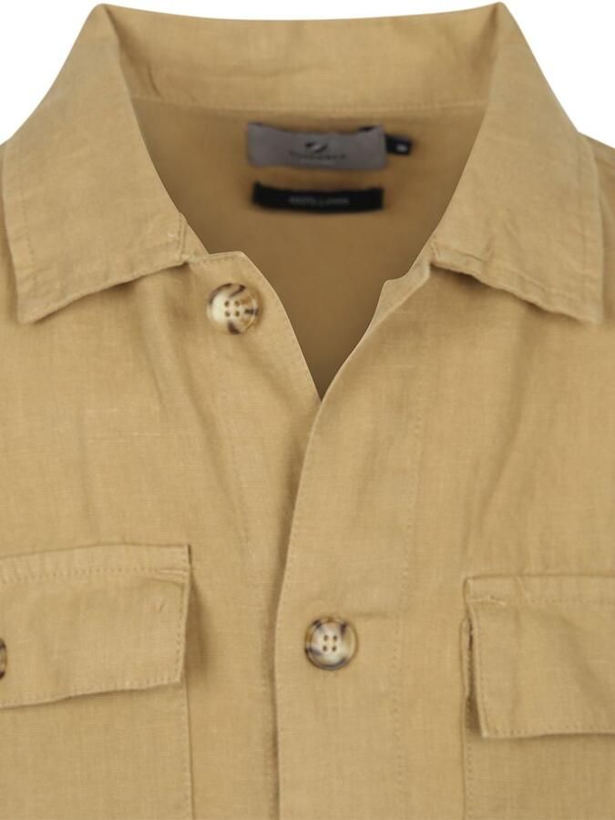 Suitable Linnen Overshirt Beige - Foto 2