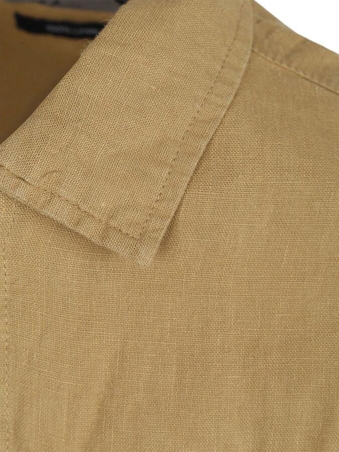 Suitable Linnen Overshirt Beige - Foto 4