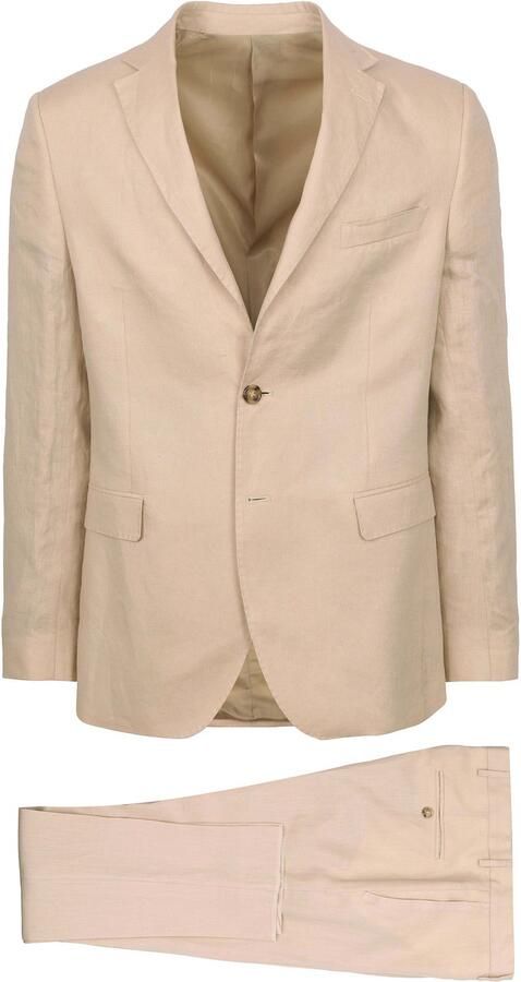 Suitable Linnen Suit Ecru - Foto 1