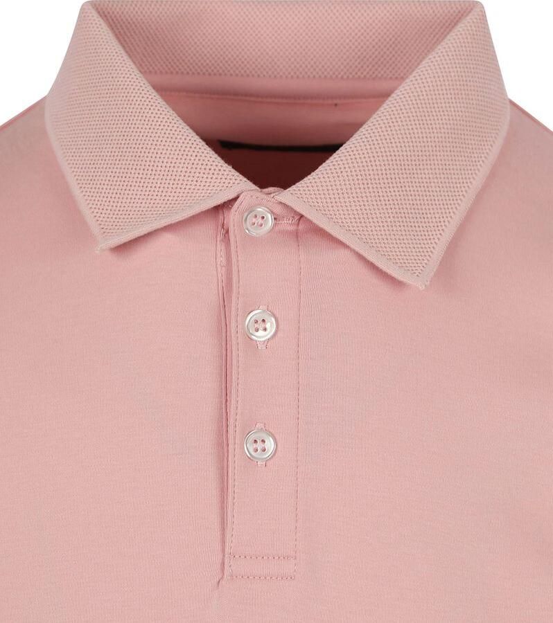 Suitable Liquid Poloshirt Lichtroze