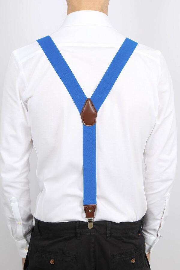 Suitable Luxe Bretels Denim Blauw - Foto 3