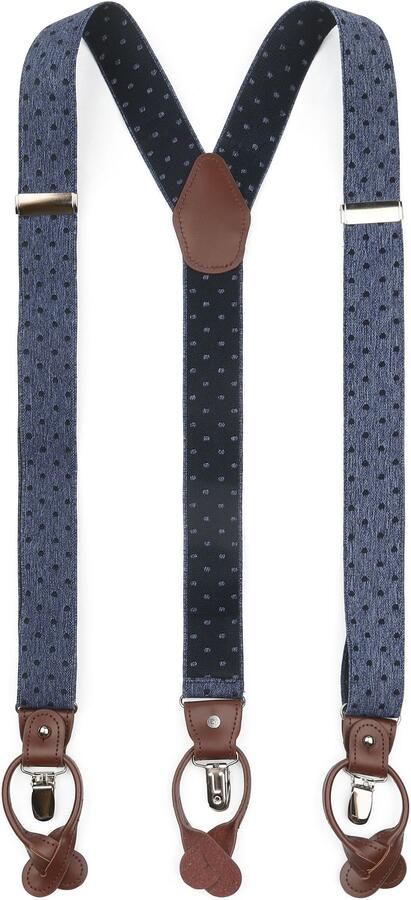 Suitable Luxe Bretels Denim Stippen - Foto 2