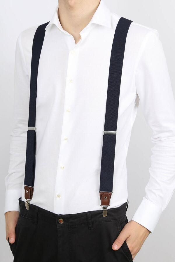 Suitable Luxe Bretels Navy - Foto 3