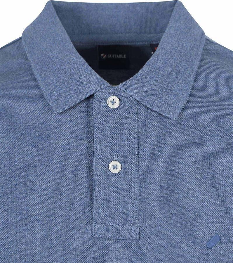 Suitable Mang Poloshirt Blauw - Foto 2