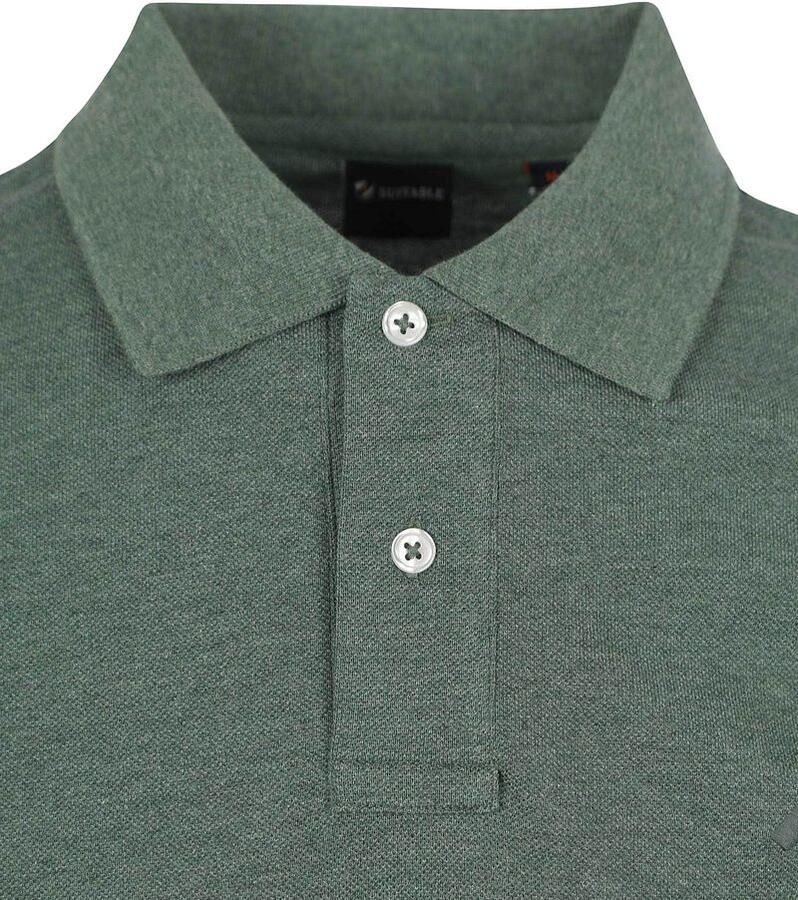 Suitable Mang Poloshirt Groen - Foto 2