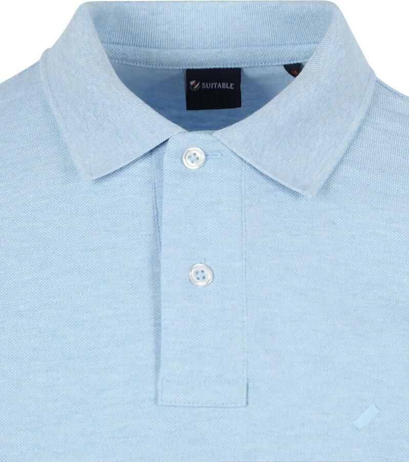 Suitable Mang Poloshirt Lichtblauw - Foto 2