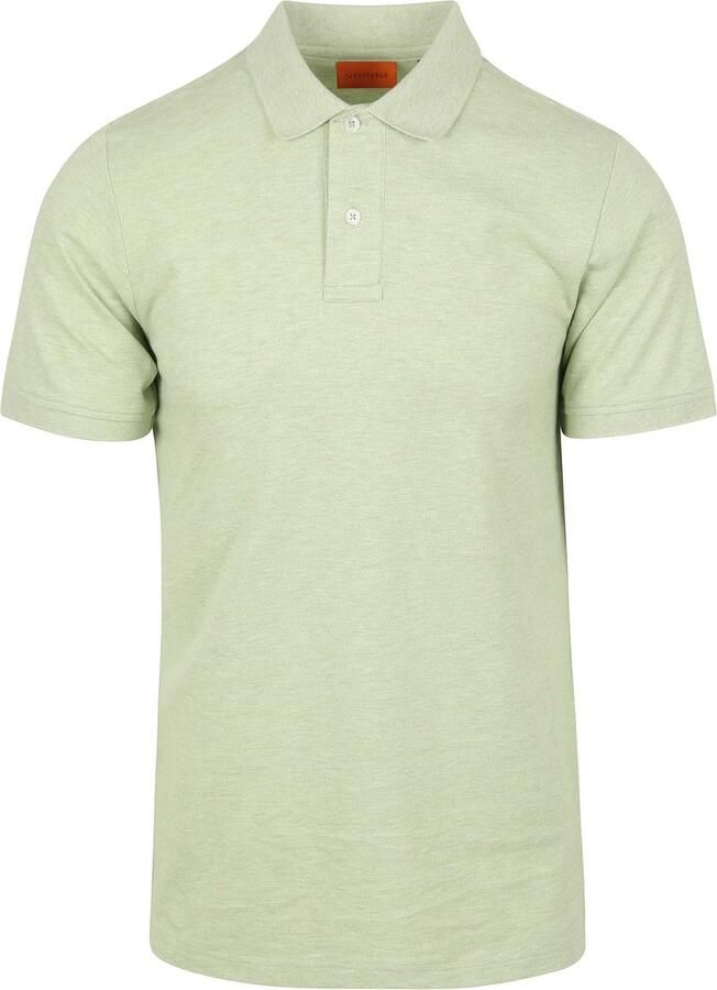 Suitable Mang Poloshirt Lichtgroen