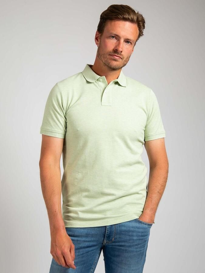 Suitable Mang Poloshirt Lichtgroen - Foto 3