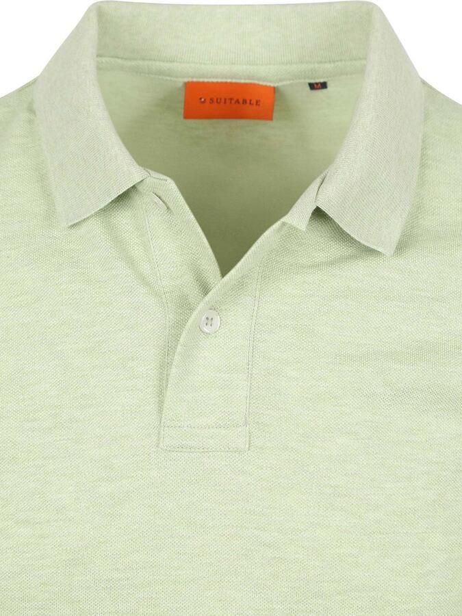 Suitable Mang Poloshirt Lichtgroen - Foto 4