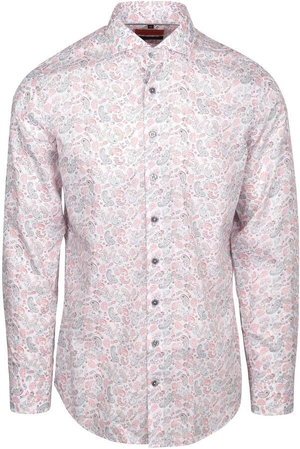 Suitable Overhemd Lange Mouw Melange Overhemd Paisley Multicolour - Foto 5