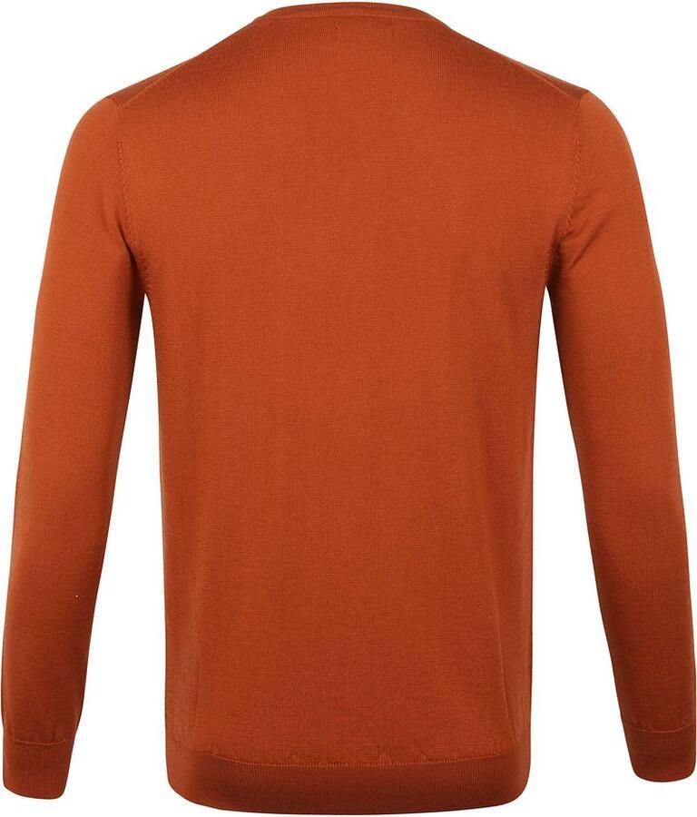 Suitable Merino Aron Pullover Oranje - Foto 4