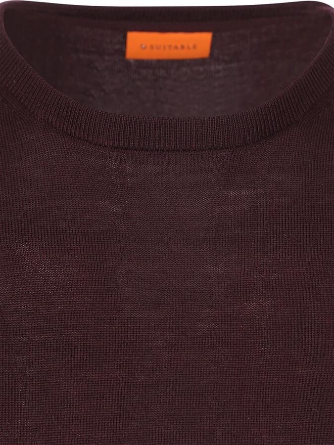 Suitable Merino Pullover Bordeaux - Foto 3