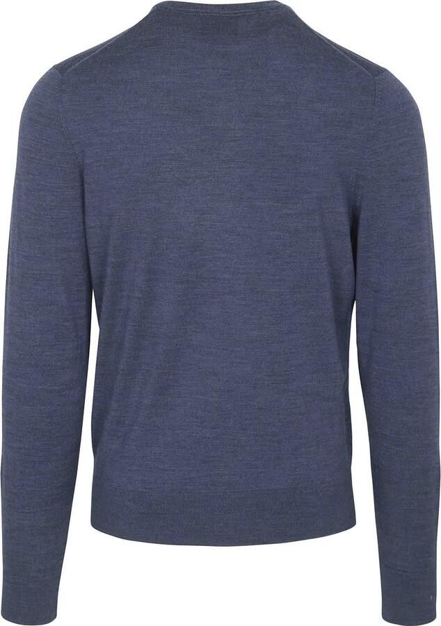 Suitable Merino Pullover Denim Blauw - Foto 2