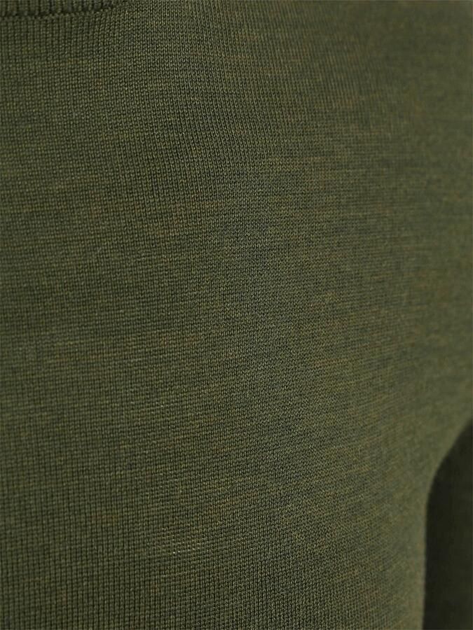 Suitable Merino Pullover Military Groen - Foto 4